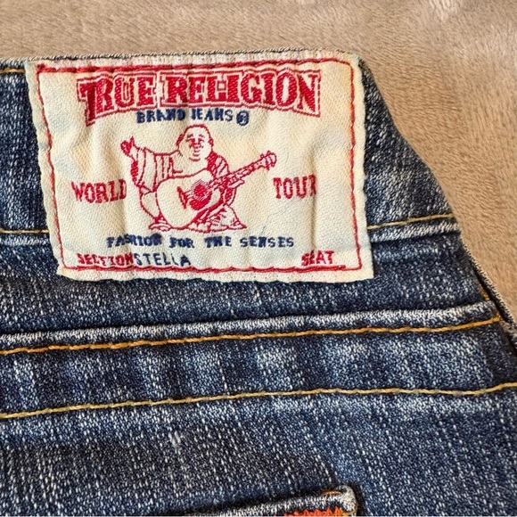 True Religion Skinny Distressed Denim Wmn’s Jeans Sz 29 - Picture 10 of 12